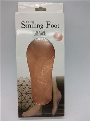Silikonski uložak za stopala - smiling foot - novo