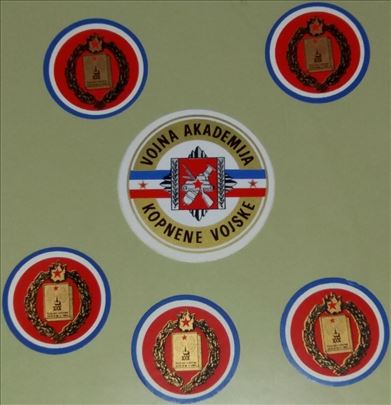 Vojna Akademija KOV+Školski Centar Veze  Nalepnice