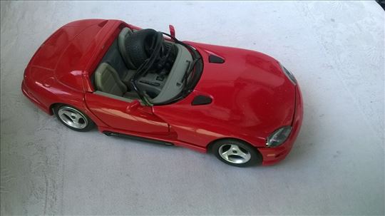 Burago Dodge Viper, Italy, 1:24, fali staklo