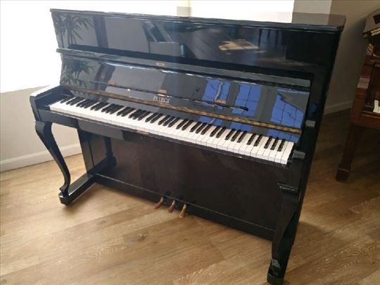 Petrof Studio Upright Piano 46 1/2" Polished Ebony