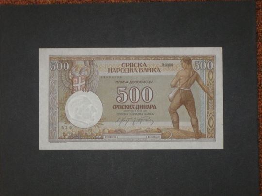 500 dinara 1942