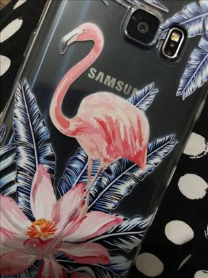 Samsung Note 5 maska (flamingo, cvetna)