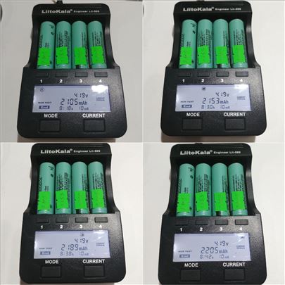 18650 baterije litijumske lithium-ion Testirane