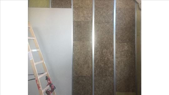 Pregradni zidovi, izolacija, oblaganje zidova