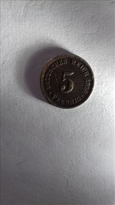 5 pfennig 1914 g.