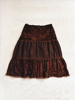 Suknja od brokata sa svilenim delom Mls collection