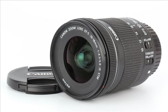 Canon 10-18mm f/4.5-5.6 IS STM + Hama UV filter 