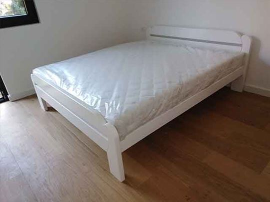 Krevet Violeta 160x200 u beloj boji