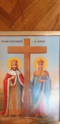 Ikona-  Sv.car kinstantin I C.Jelena