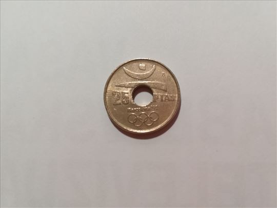 2 kovanice od 25 pezeta