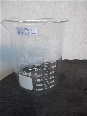 Staklena čaša 2000 ml   2l