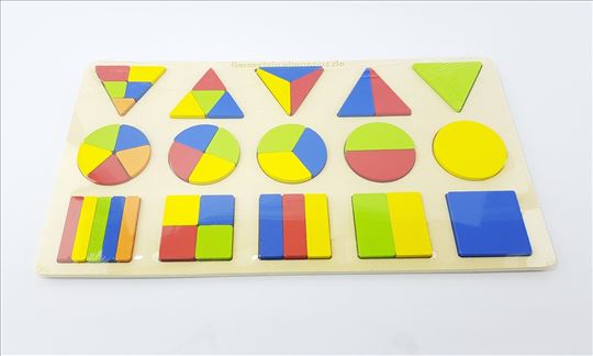 Edukativna igračka - Geometrijski oblici na tabli 