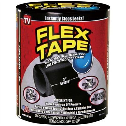 Flex Tape vodotporna lepljiva gumirana traka 