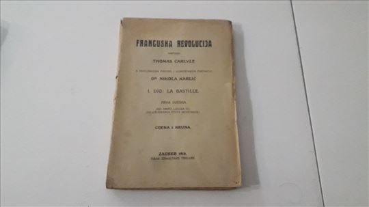 Francuska revolucija Thomas Carlyle Zagreb 1918. g