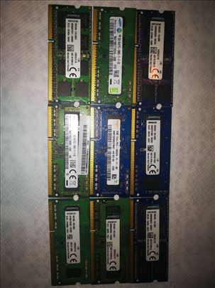 DDR3 Ram memorije za laptopove