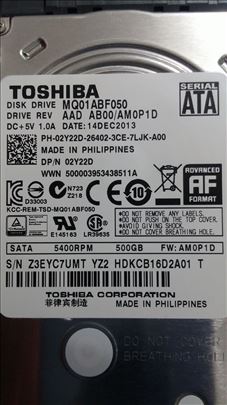 Hard disk Toshiba za laptop