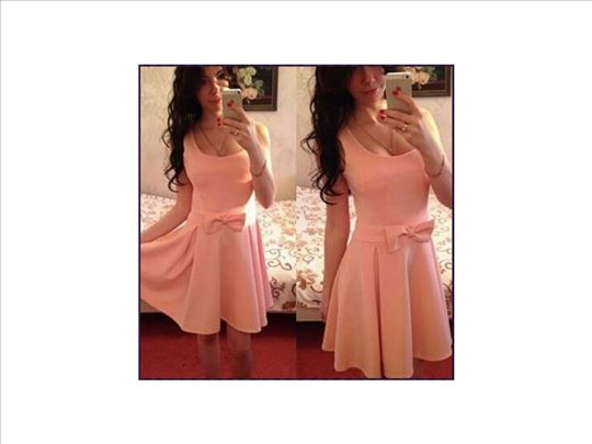 314) Prelepa pamucna haljina vise boja