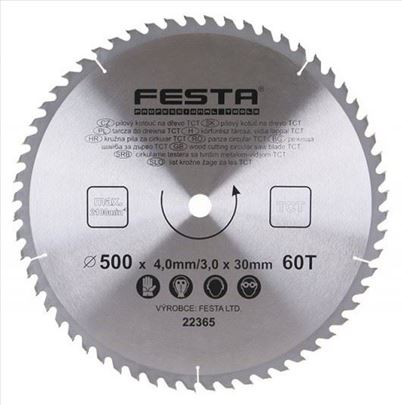 Kružna testera za drvo vidia 140-600mm FESTA