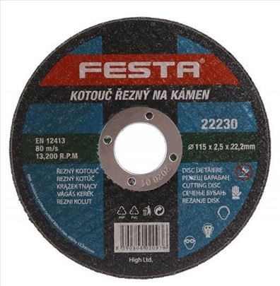 Rezna ploča za kamen Festa