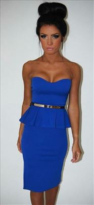 514) Prelepa haljina sa elastinom više boja 