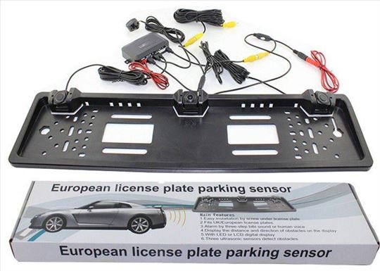 Parking kamera+parking senzori u ramu tablice 
