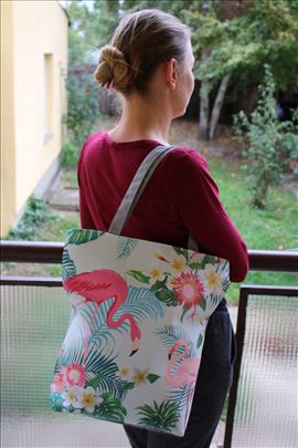 Prelepa flamingo zenska torba - dezen 1 - Nov!