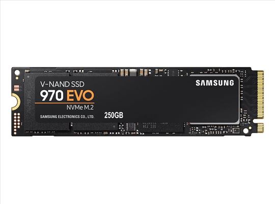 250GB SAMSUNG 970 EVO M.2 NVMe SSD 3400/1500MB/s