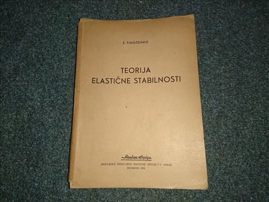 Teorija elastične stabilnosti - Timošenko