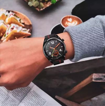 Huawei watch gt narukvica (crna crven step) 
