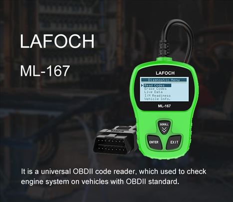 Dijagnostika za auto Lafoch ML-167 OBD II 