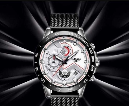 Muški satovi sa narukvicom od pletenog čelika