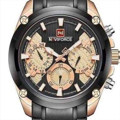 Metalni crno bronzani sat od nerđajućeg čelika 