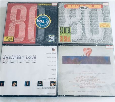 Cd The best of 80-90 /10 CD-box/paket + gratis CD