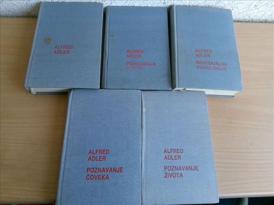 Alfred Adler - Odabrana dela 5 knjiga komplet