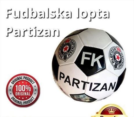 Kožna fudbalska lopta Partizan
