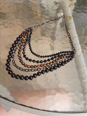 Ogrlica #3 crna 28cm