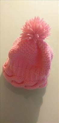 Roze kapa za devojčice:)