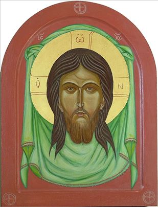 Isus Hristos Nerukotvoreni Obraz, ikona, 26x20