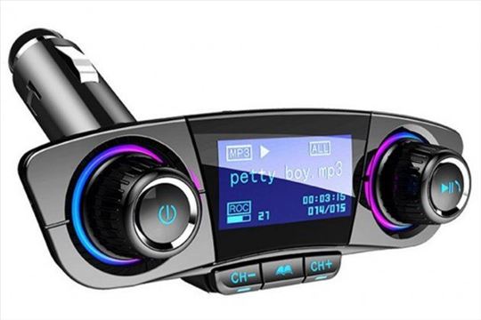 Bluetooth Mp3 Plejer FM transmiter sa LCD 