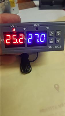Dvostruki termostat STC 3008 220V 10A -55/120 C