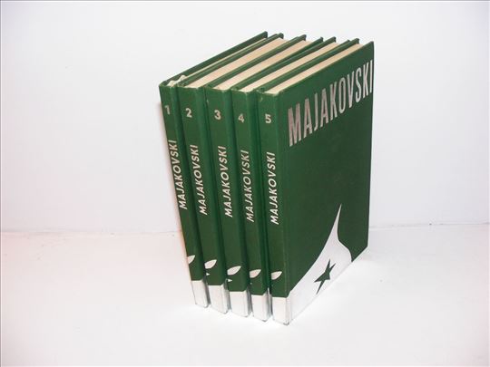 Majakovski Izabrana djela 1-5 komplet