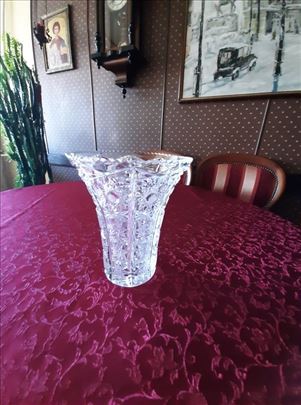 "Bohemia" kristalna vaza, ručno brušena