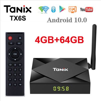 TX6 Android Smart Tv Box 4GB + 64GB 4K Ultra Hd An