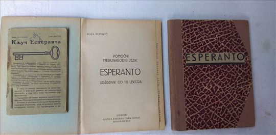 Knjige: Esperanto 3 kom. , cena za sve