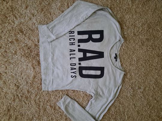 Tally Weijl ženski duks sivi 