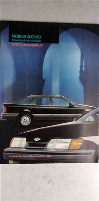 Prospekt Merkur Scorpio(Ford Scorpio). 30cm, 1987