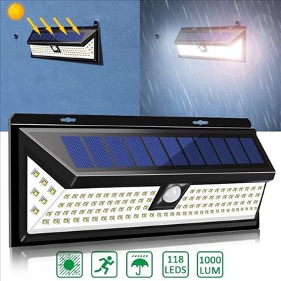 Solarna led zidna lampa