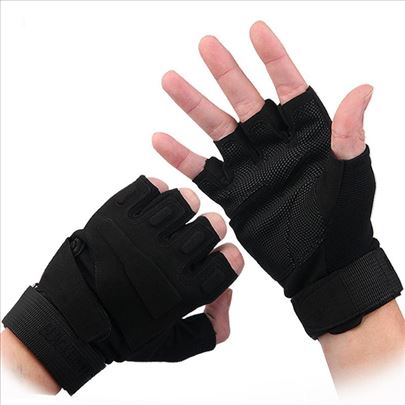 BlackHawk rukavice crne XL Half fingers