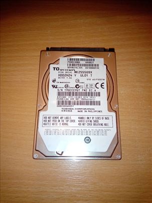 250GB Hard Disk ZA LAPTOP 2.5" TOSHIBA 5400rpm 8MB