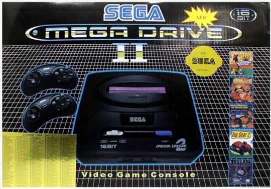Sega Mega Drive 2 konzola 16 bit 